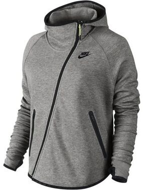 Nike Tech Light Gray Butterfly Full Zip Hooded Sweatshirt